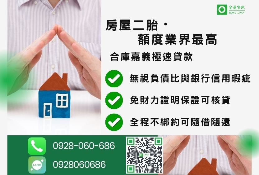 嘉義房屋貸款額度利率-合庫貸款金主直營，針對嘉義地區民眾提供極速合法的房屋土地貸款方案。