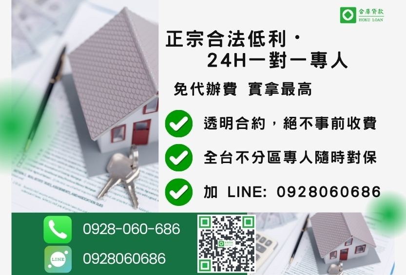 房屋貸款諮詢專線-合庫貸款全台合法經營,提供透明合約與專業對保服務。