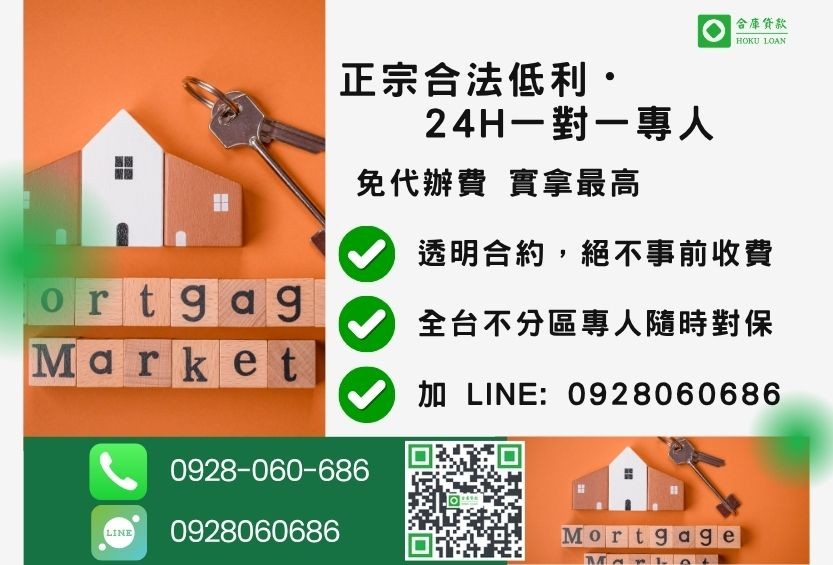 房屋抵押貸款諮詢專線-合庫貸款全台合法經營,提供透明合約與專業對保服務。