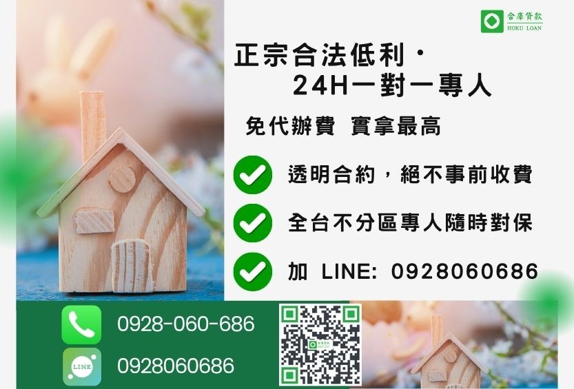 民間房屋二胎諮詢專線-合庫貸款全台合法經營,提供透明合約與專業對保服務。