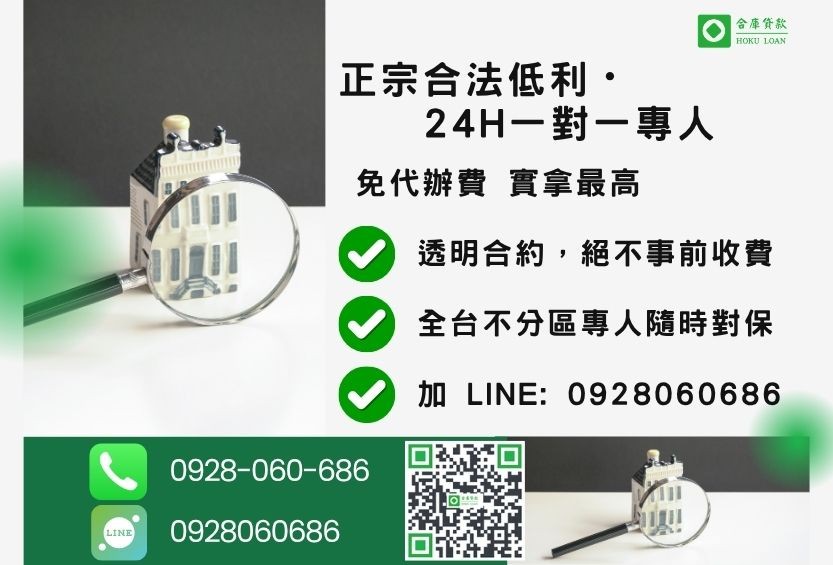 房屋二貸諮詢專線-合庫貸款全台合法經營，提供透明合約與專業對保服務。