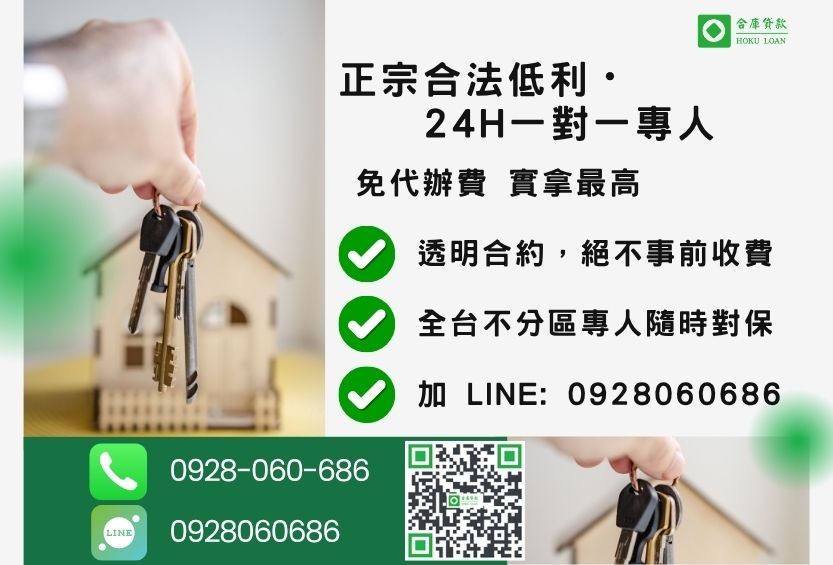 房屋貸款諮詢專線-合庫貸款全台合法經營,提供透明合約與專業對保服務。
