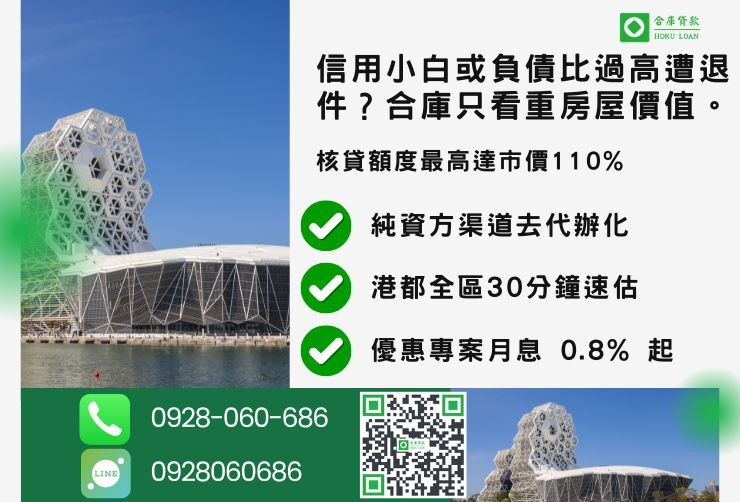 高雄二胎推薦合庫貸款高雄民間二胎跟銀行差別額度最高