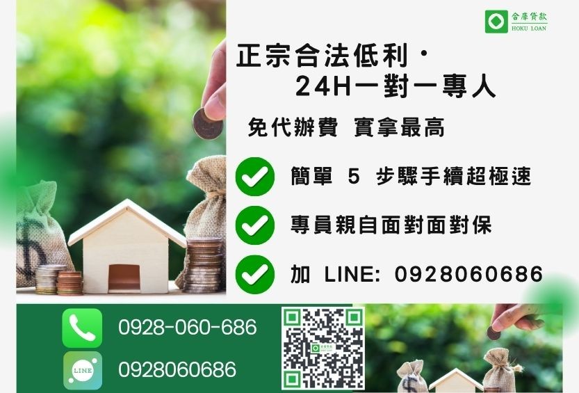 高雄房屋貸款諮詢專線-合庫貸款全台合法經營,提供透明合約與專業對保服務。