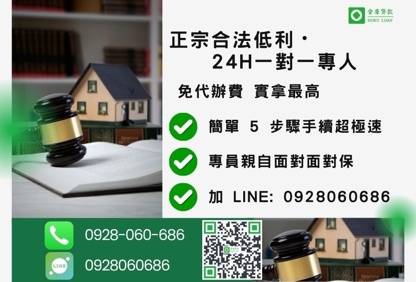 高雄二胎貸款諮詢專線-合庫貸款全台合法經營,提供透明合約與專業對保服務。