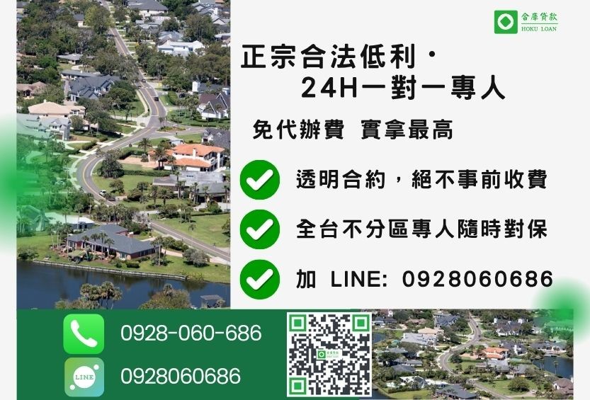 土地一二胎諮詢專線-合庫貸款全台合法經營,提供透明合約與專業對保服務。