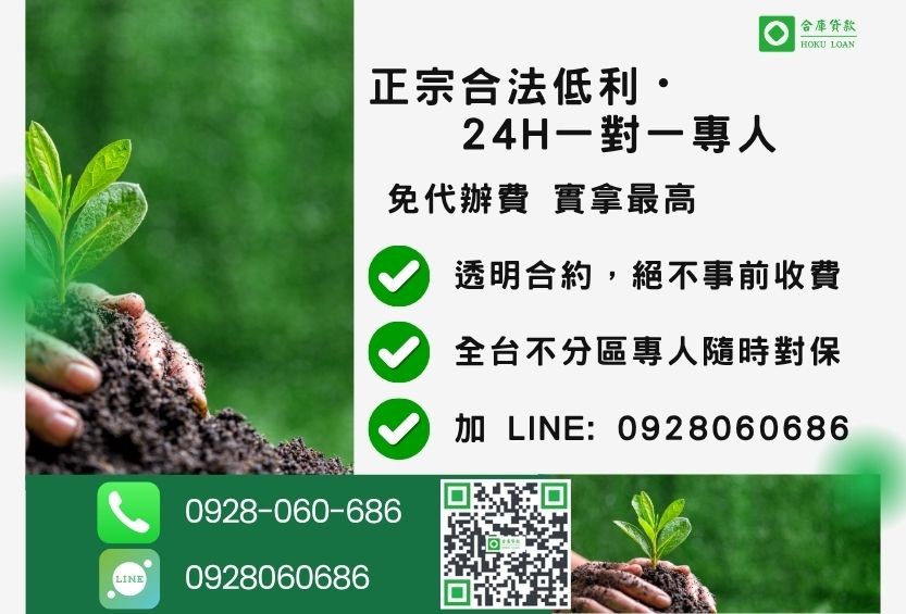 土地貸款諮詢專線-合庫貸款全台合法經營,提供透明合約與專業對保服務。