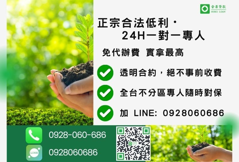 土地貸款諮詢專線-合庫貸款全台合法經營，提供透明合約與專業對保服務。