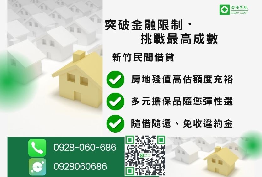 新竹民間借貸額度最高-合庫貸款不看個人信用評分，房地價值高估最高110%。