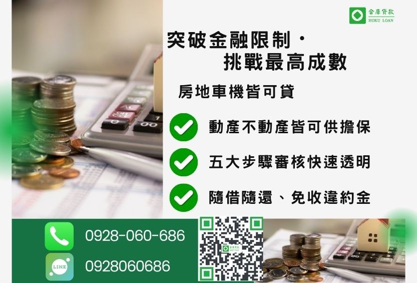 民間借貸公司額度最高-合庫貸款不看個人信用評分，房地價值高估最高110%。
