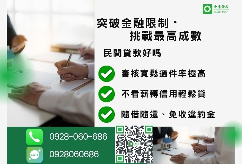 民間貸款好嗎額度最高-合庫貸款不看個人信用評分,房地價值高估最高110%。