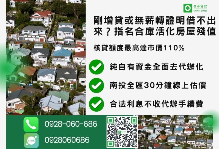 南投房屋借款推薦合庫貸款南投房屋貸款銀行管道比較