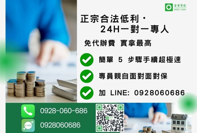 台南房屋一二胎貸款諮詢專線-合庫貸款全台合法經營,提供透明合約與專業對保服務。
