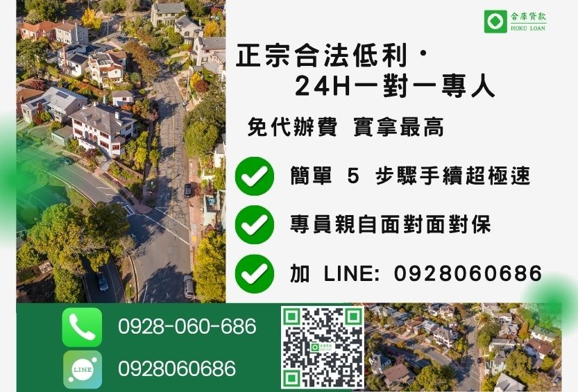 台南土地一二胎貸款諮詢專線-合庫貸款全台合法經營,提供透明合約與專業對保服務。