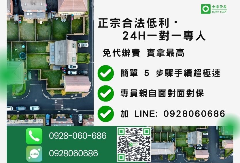 台南土地一二胎貸款諮詢專線-合庫貸款全台合法經營，提供透明合約與專業對保服務。