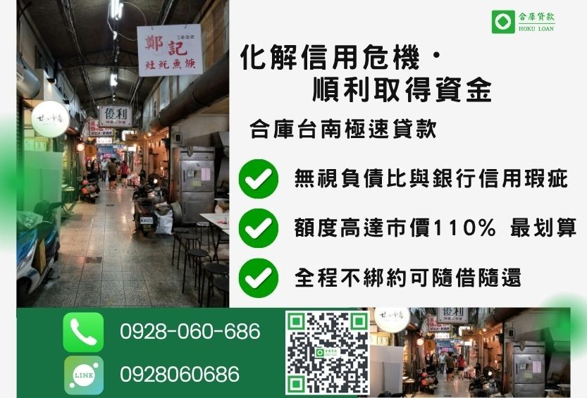 台南土地融資成功案例-合庫貸款金主直營，針對台南地區民眾提供極速合法的土地融資方案。