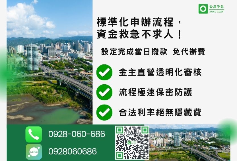 台北民間二胎推薦，合庫貸款金主親自送件，專業流程最安全，最快當天撥款。